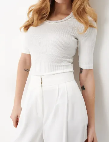 Bluza Mohito, alb Alb