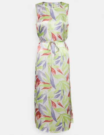Rochie medie Vila, verde