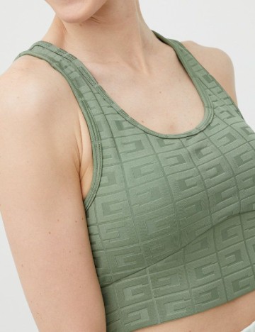 Bustiera sport Guess, verde