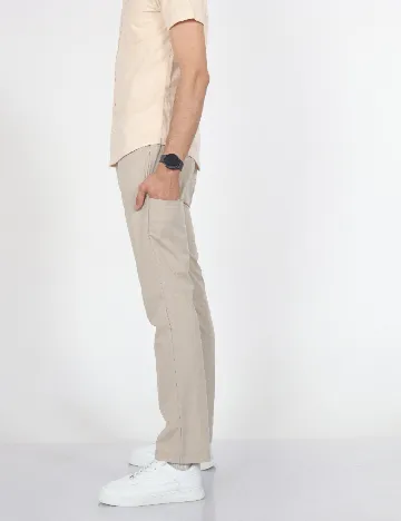 Pantaloni Guess, crem