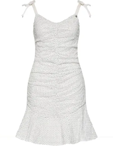Rochie medie Guess, alb Alb