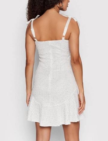 Rochie medie Guess, alb