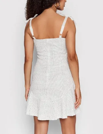 Rochie medie Guess, alb Alb
