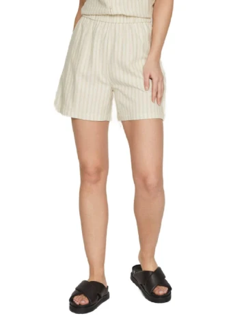 Pantaloni scurti Vila, crem Crem