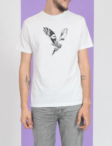 Tricou American Eagle, alb Alb