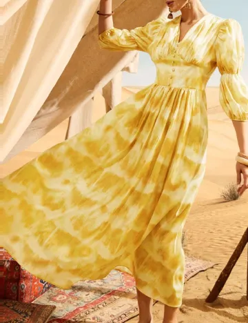 Rochie lunga SHEIN, galben