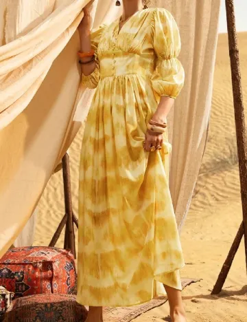 Rochie lunga SHEIN, galben