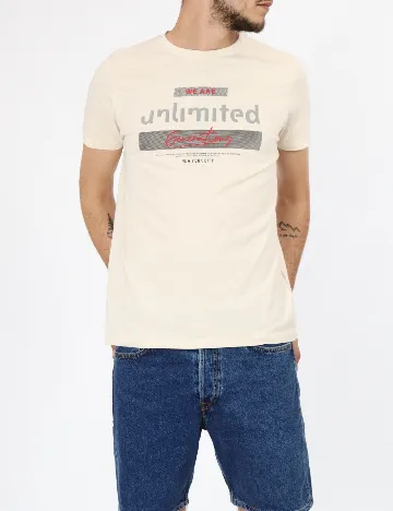 Tricou Milano Bulls, crem Crem