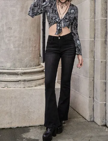 Top SHEIN, negru