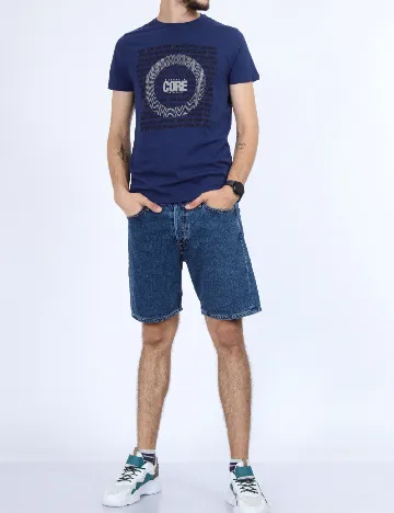 Tricou Milano Bulls, bleumarin
