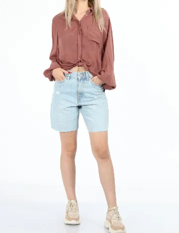 Pantaloni scurti Miss Selfridge, albastru