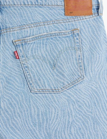 Pantaloni scurti Levi S Plus Size, albastru