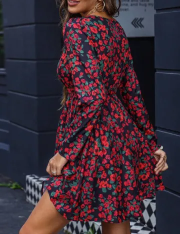 Rochie scurta SHEIN, floral Floral print