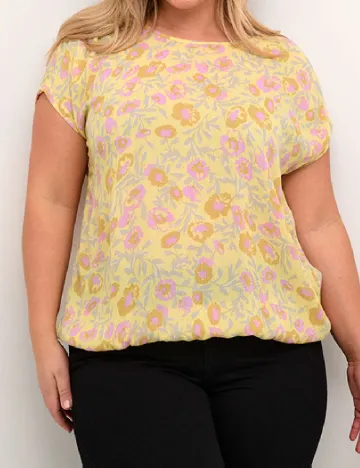 Bluza Kaffe Curve, galben