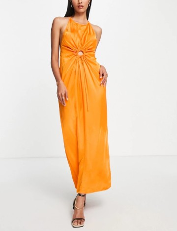 Rochie lunga Top Shop, portocaliu