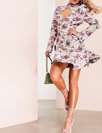 Rochie scurta ASOS, floral print
