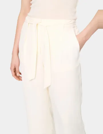 Pantaloni Saint Tropez, ecru