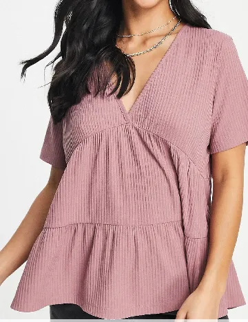 Bluza ASOS, roz pudra inchis Roz