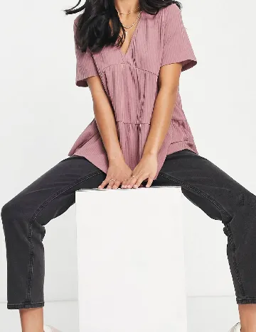 Bluza ASOS, roz pudra inchis Roz
