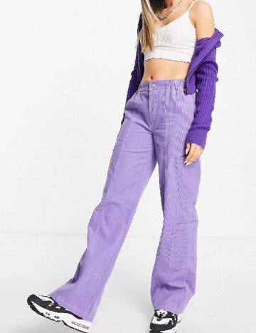 Pantaloni ASOS, mov