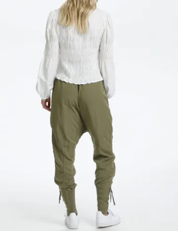 Pantaloni Cream, verde