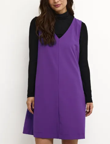 Rochie scurta Kaffe, mov Mov