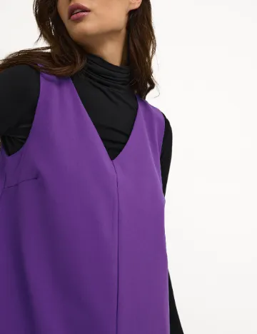 Rochie scurta Kaffe, mov Mov