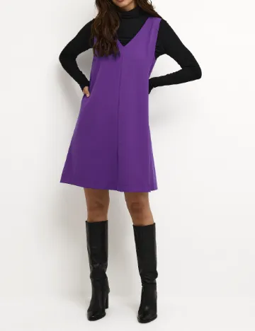 Rochie scurta Kaffe, mov Mov