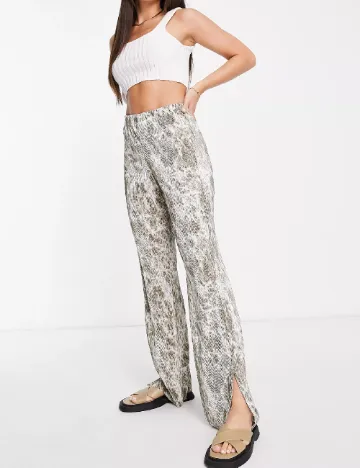 Pantaloni Top Shop, gri Gri