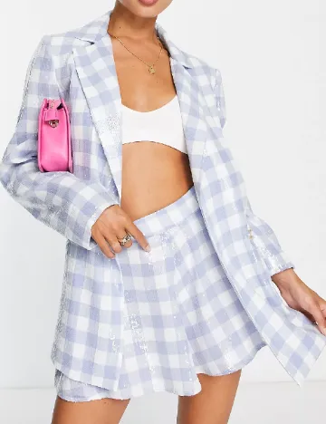 Pantaloni scurti ASOS, albastru Albastru
