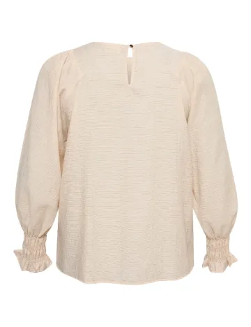 Bluza Kaffe Curve, crem Crem