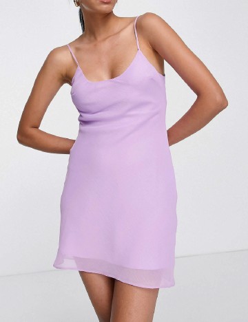 Rochie scurta ASOS, lila