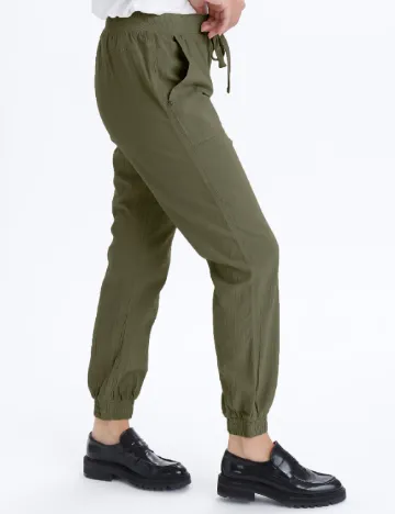 Pantaloni Kaffe, verde Verde