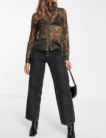 Camasa Top Shop, verde