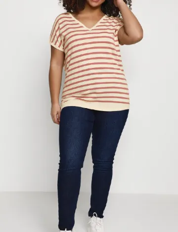 Bluza Kaffe Curve, crem Crem