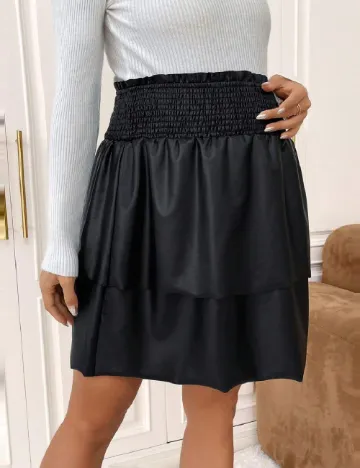 Fusta SHEIN Maternity, negru