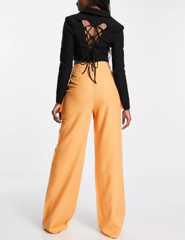 Pantaloni Missguided, portocaliu