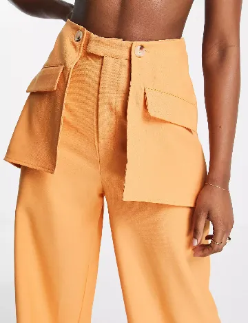 Pantaloni Missguided, portocaliu Portocaliu