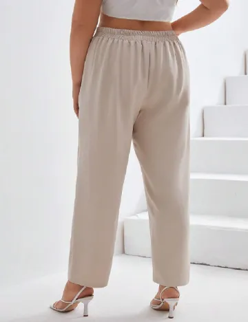 Pantaloni SHEIN CURVE, crem