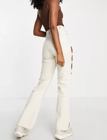 Blugi Top Shop, crem Crem