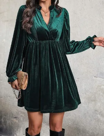 Rochie scurta SHEIN, verde Verde