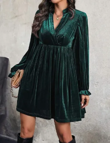 Rochie scurta SHEIN, verde Verde
