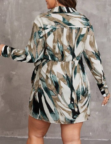 Rochie scurta SHEIN CURVE, mix culori