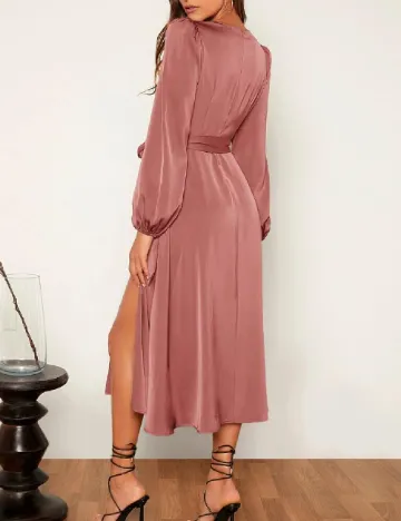 Rochie medie SHEIN, roz pudra inchis Roz