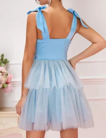 Rochie scurta SHEIN, albastru Albastru