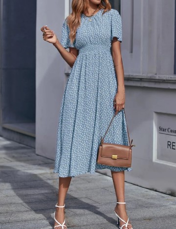 Rochie medie SHEIN, albastru