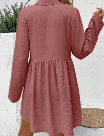 Rochie scurta SHEIN, roz pudra Roz
