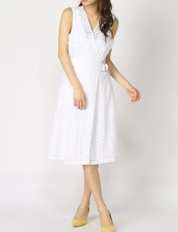Rochie medie Marciano Guess, alb