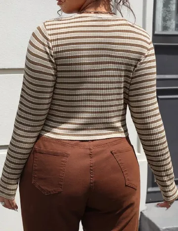 Top SHEIN CURVE, maro
