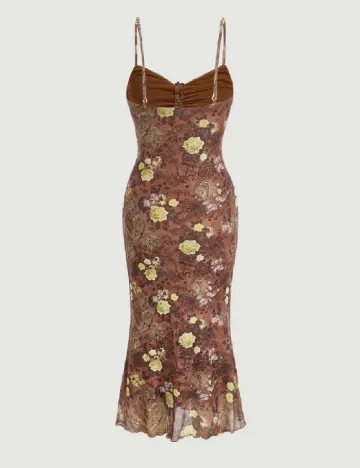 Rochie medie SHEIN, maro